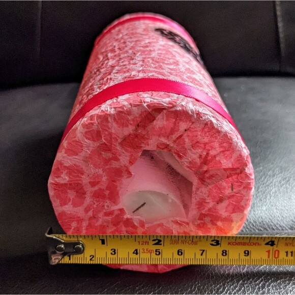 HANDMADE Cheetah / Leopard Heart Glass Candle Holder or Vase - Picture 7 of 8